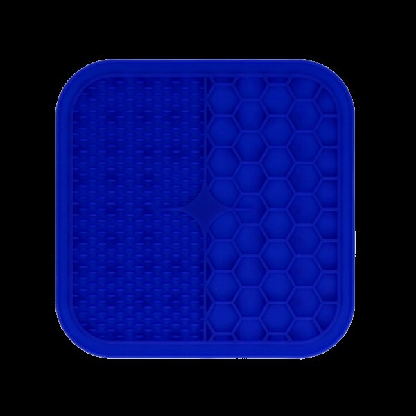 Eat Slow Live Longer Lick Mat Duo M Blue