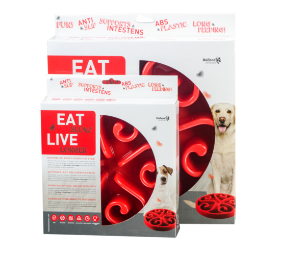 Eat Slow Live Longer Original Red L