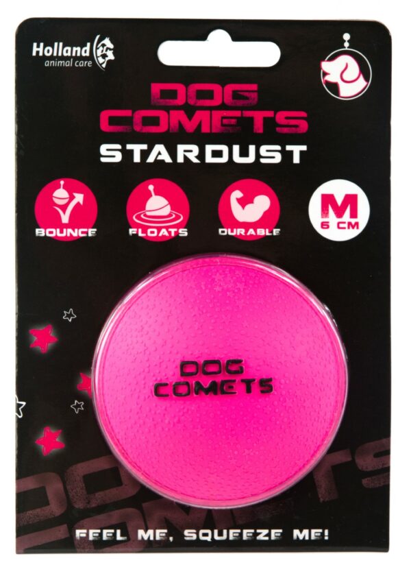 Dog Comets Ball Stardust Roze M - Afbeelding 3