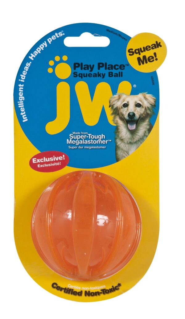 JW Squeaky Ball S 4,5 cm - Afbeelding 3