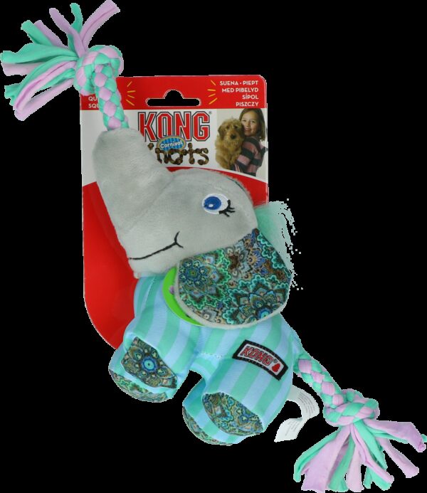 KONG Knots Carnival Elephant S/M - Afbeelding 2