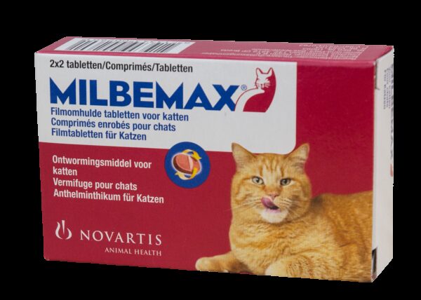 Milbemax Tabletten Kat Groot 4 tabl. &gt