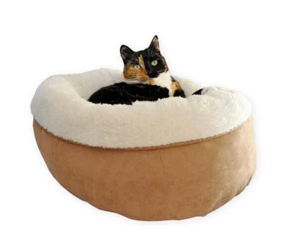 AFP Lambswool Donut Bed TAN Beige