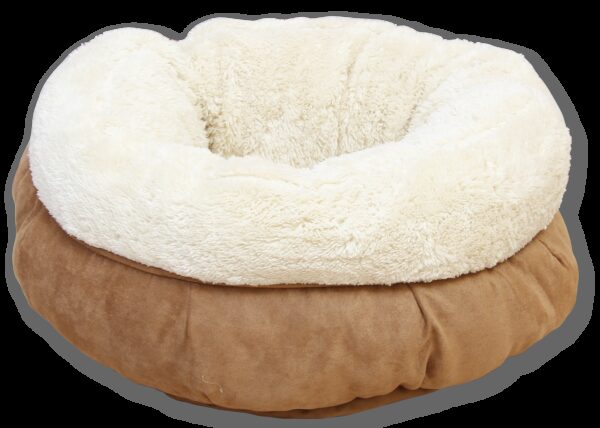 AFP Lambswool Donut Bed TAN Beige - Afbeelding 4