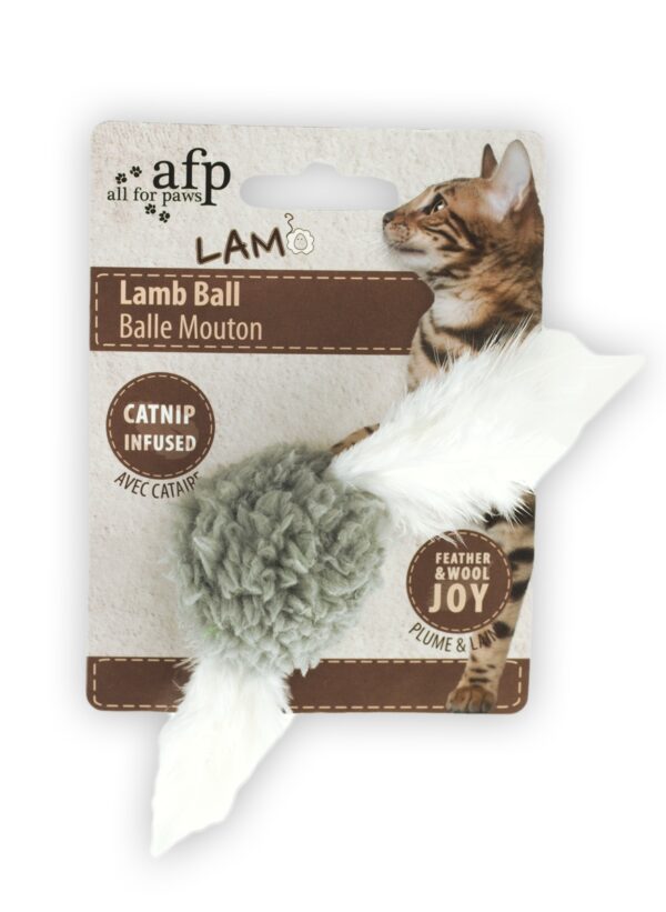 AFP Lambswool-Lamb Ball with bird sound - Afbeelding 4