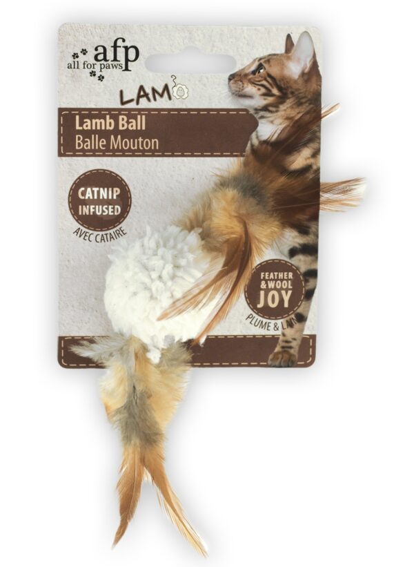 AFP Lambswool-Lamb Ball with bird sound - Afbeelding 3