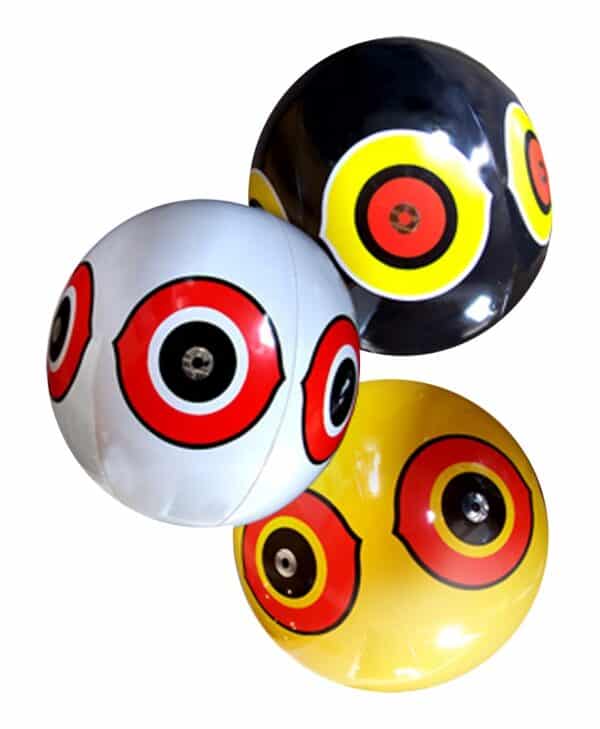 Scare Eye Ballon Geel P/St