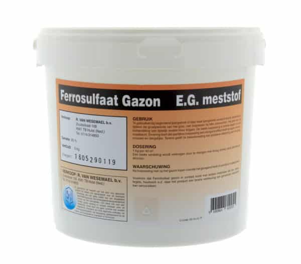 Ferrosulfaat 95% Gazon 5Kg.