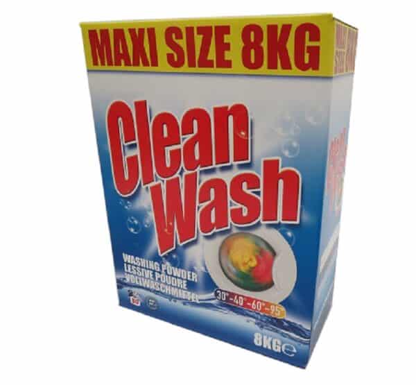 Clean Wash Gezinswasmiddel 8Kg. 80Wasb.