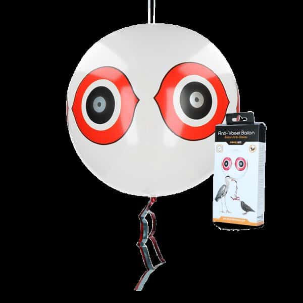 Knock Pest Schrikballon Wit