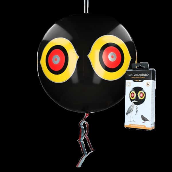 Knock Pest Schrikballon Zwart