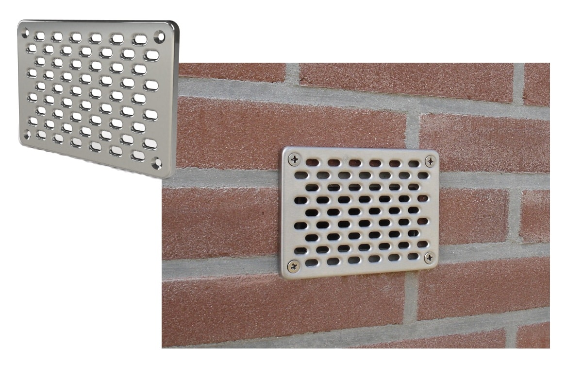 GevelFix Voorzetrooster RVS 10 x 14 cm - Afbeelding 2