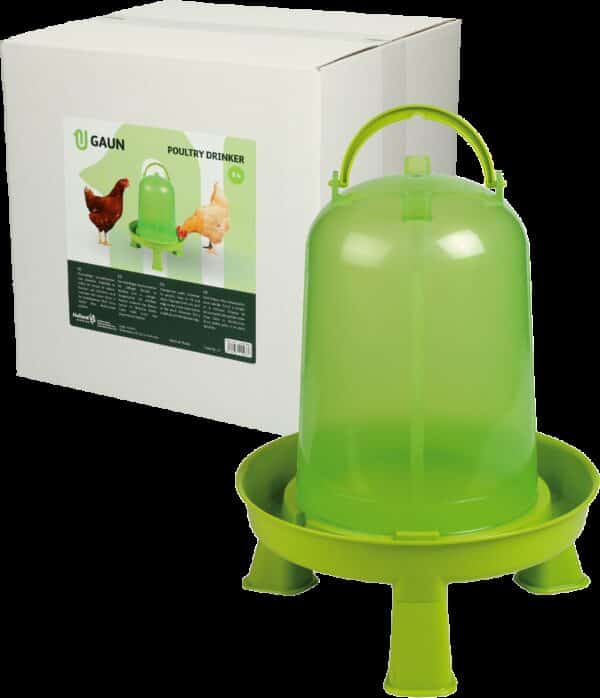 Pluimvee drinktoren 5 l green lemon op p